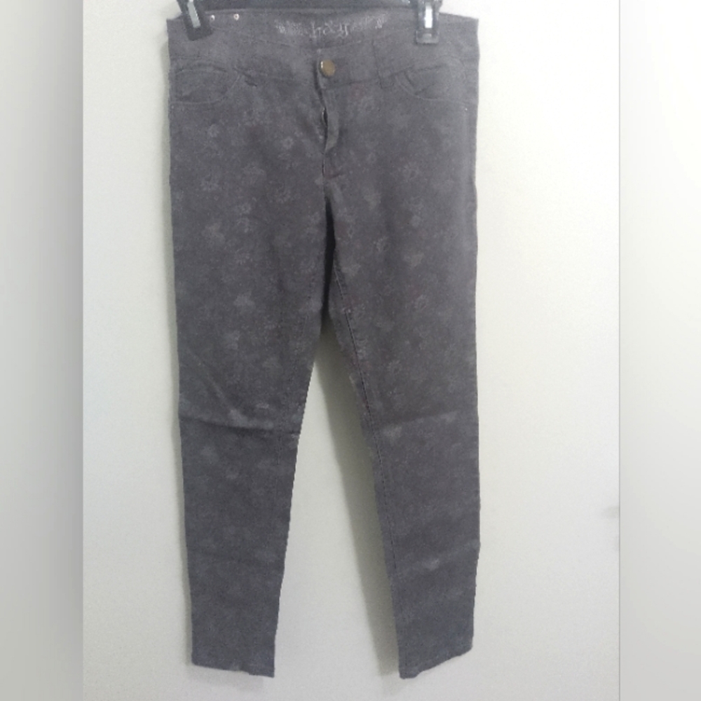 H&G Jeans Size 9 Floral Pattern